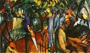 August Macke Zoological Garden I Germany oil painting artist